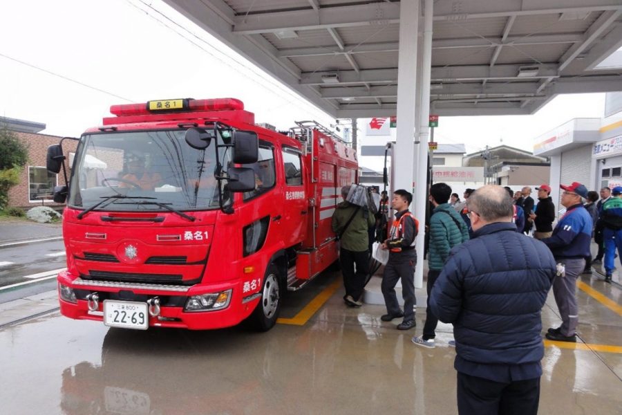 災害時対応実地訓練が開催されました（11月9日）